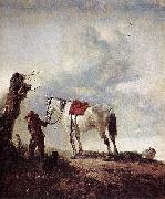 Philips Wouwerman The grey. oil painting